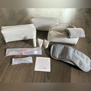 Lot of 3 - The White Company British Airways toiletry kits